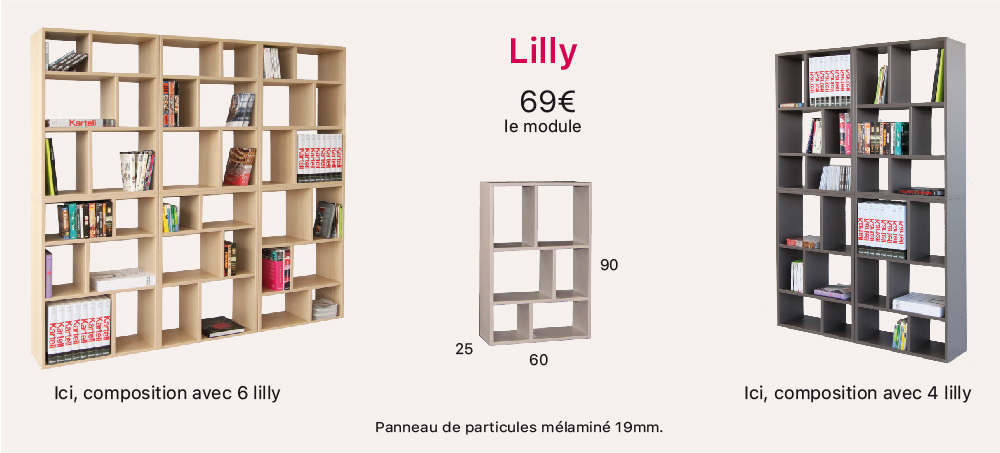 rangements/etagere lilly